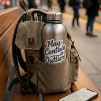 May Contain Outliers Data Vinyl Sticker
