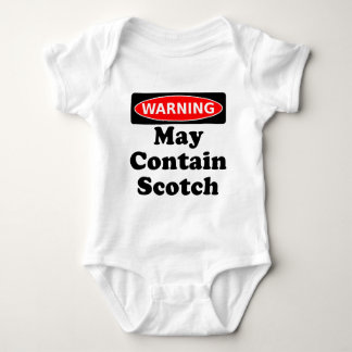 May Contain Scotch Baby Bodysuit