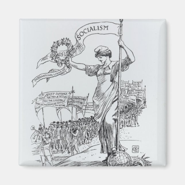 May Day, 1907 Magnet (Front)
