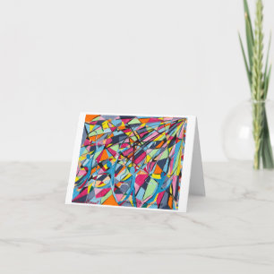 "May Day" folded greeting card
