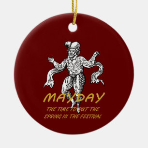 May Day The Time To Put The Spring In The Festival Ceramic Tree Decoration