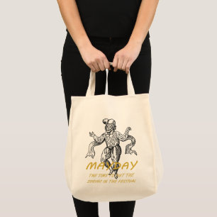 May Day The Time To Put The Spring In The Festival Tote Bag
