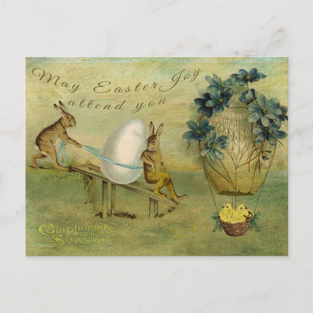 May Easter Joy Attend You Holiday Postcard (Front)