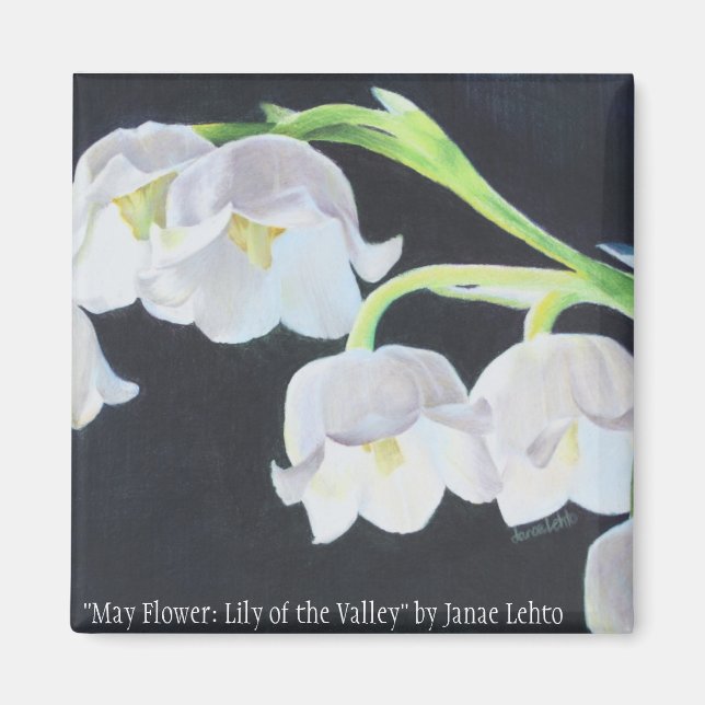 May Flower: Lily of the Valley Magnet (Front)