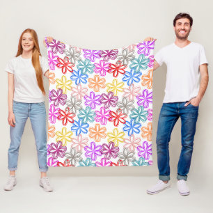May Flowers Fleece Blanket