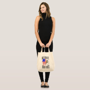 May Forgive, Never Forgets Eagle Tote Bag