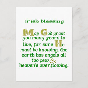 May God Grant You Many Years Postcard