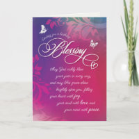 May God Richly Bless Your Year in Every Way Card