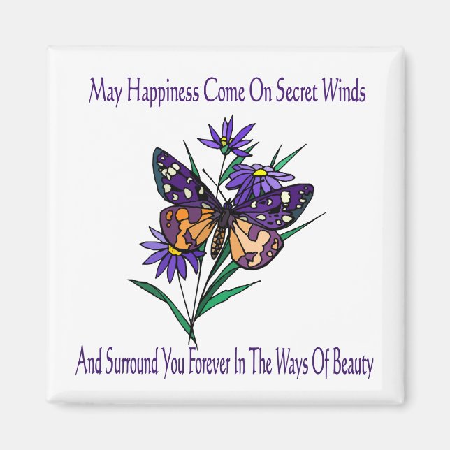 May Happiness Come Magnet (Front)