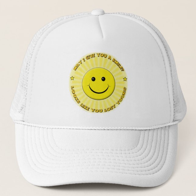 May I give you a Smile? Trucker Hat (Front)