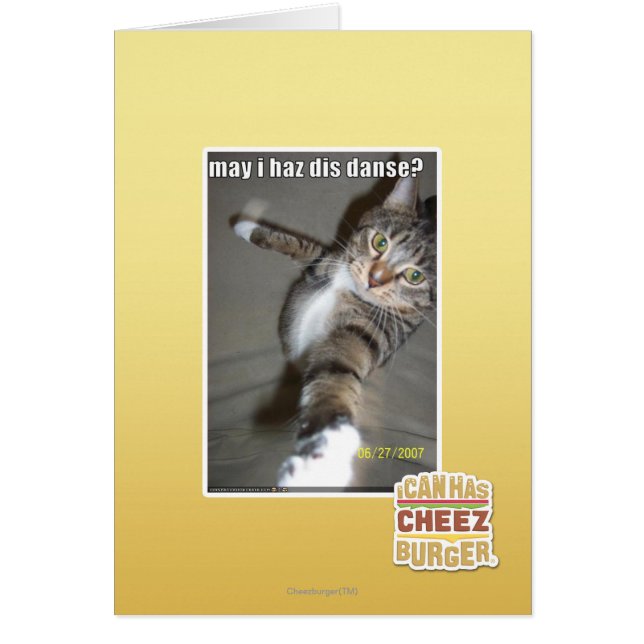 may I haz dis dance? (Front)