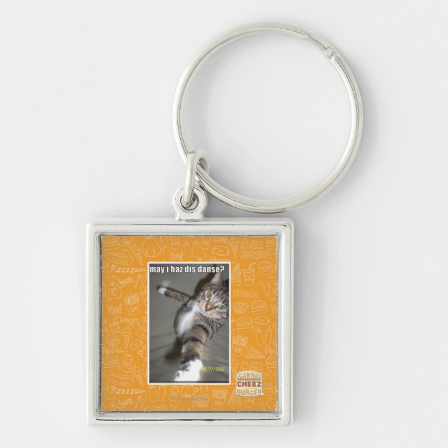 may I haz dis dance? Key Ring (Front)