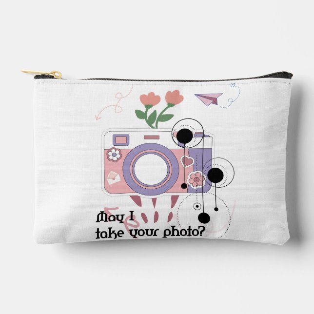 May I take your photo?  Accessory Pouch (Front)