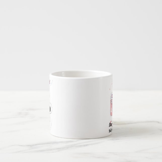 May I take your photo?  Espresso Cup (Front)