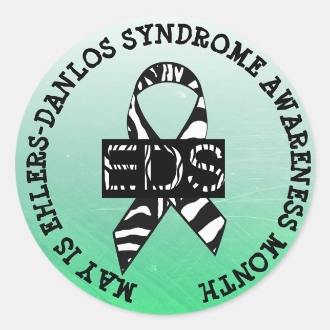 May is Ehlers-Danlos syndrome Month Stickers (Front)