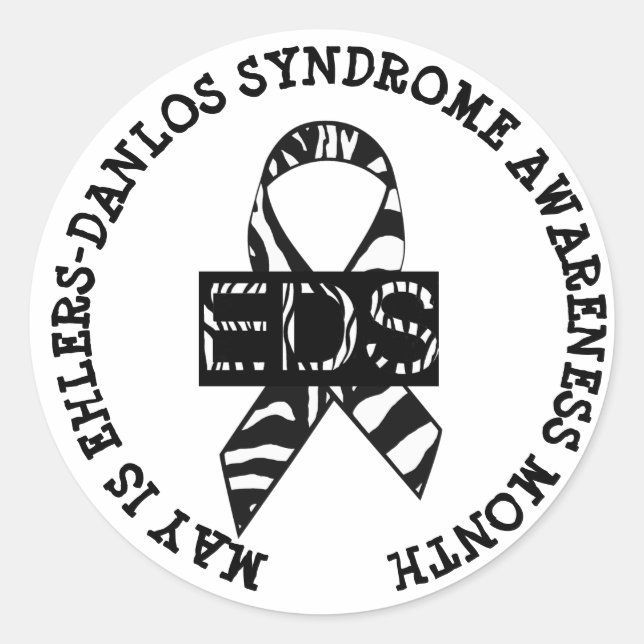 May is Ehlers-Danlos syndrome Month Stickers (Front)