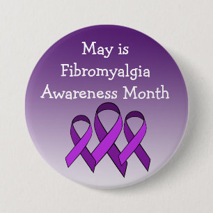 May is Fibromyalgia Awareness Button