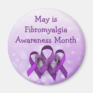 May is Fibromyalgia Awareness Month Magnet