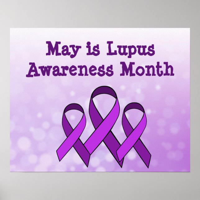 May is  Lupus  Month Poster (Front)