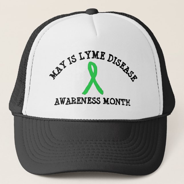 May is Lyme Disease Awareness  Month Baseball Cap (Front)