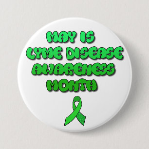 May is Lyme Disease Awareness Month Button