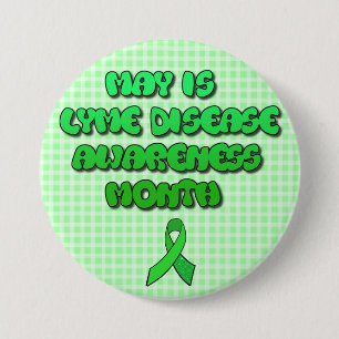 May is Lyme Disease Awareness Month Button