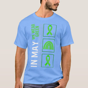 May Is National Mental Health Awareness Green Ribb T-Shirt