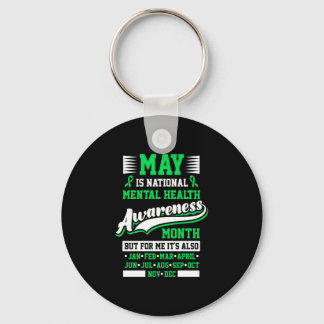 May is national mental health awareness month key ring