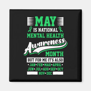 May Is National Mental Health Awareness Month Posi Magnet