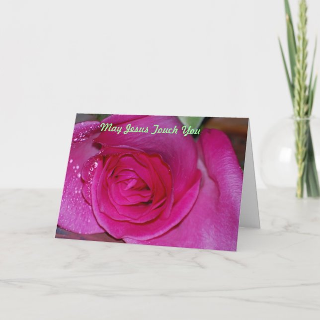 May Jesus touch you Card (Front)