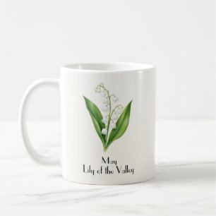 May Lily of the Valley Flowers Coffee Mug