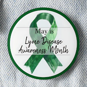 May Lime Disease Awareness Month 6 Cm Round Badge