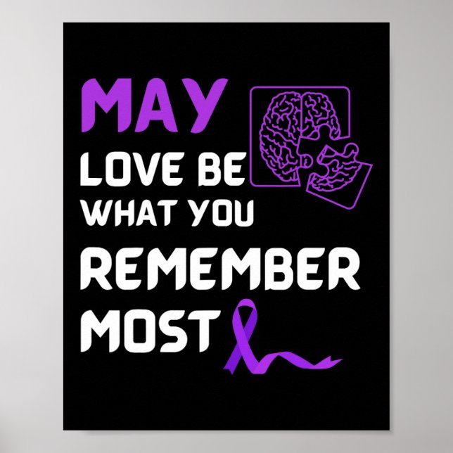 May Love Be What You Remember Most Heimerheimer Aw Poster (Front)