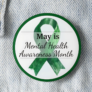 May Mental Health Awareness Month 6 Cm Round Badge