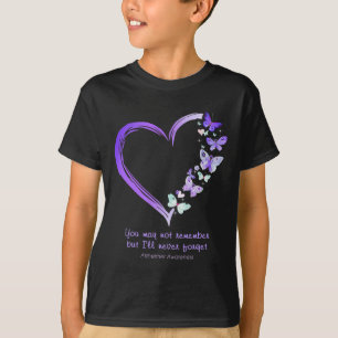 May Not Remember But I'll Never Forget Alzheimerhe T-Shirt