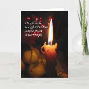 May Peace be your gift at Christmas Holiday Card