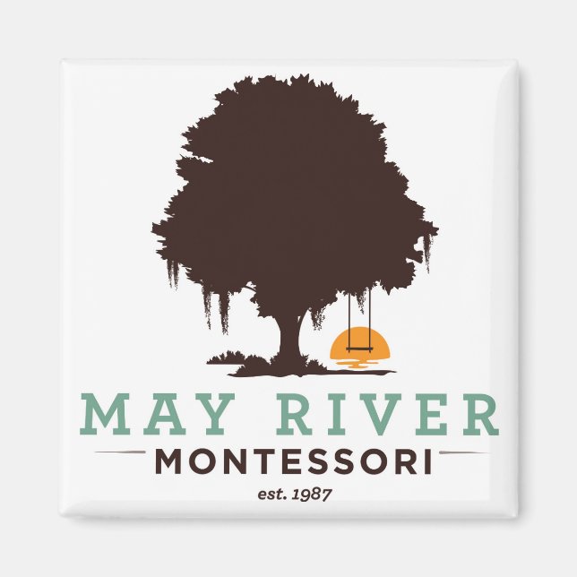 May River tree logo magnet (Front)