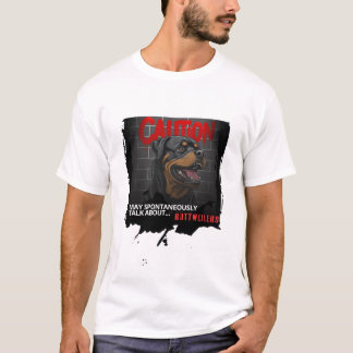 May Spontaneously Talk About Rottweilers T-Shirt