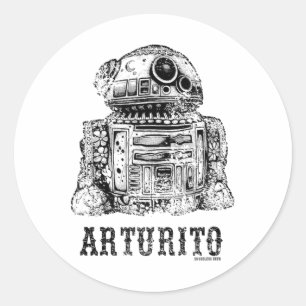 May The 4th-cinco De Mayo Arturito  Classic Round Sticker