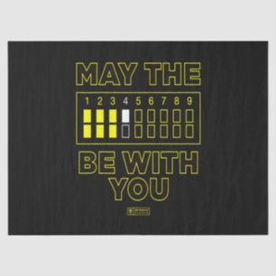 may the Baseball Be WIth You Tissue Paper