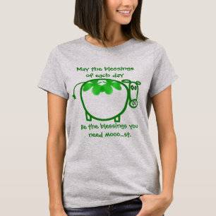 May the Blessings of Each Day Irish Dairy Farmer T-Shirt