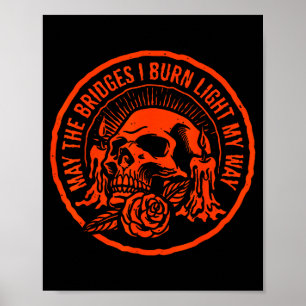 May The Bridges I Burn Light My Way Poster