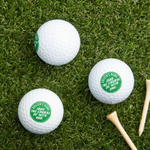 May the Course be With You Custom Golf Balls