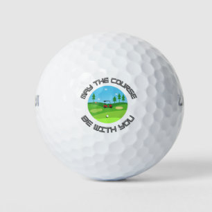 May The Course Be With You – Funny Golf Balls 