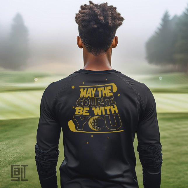 May the Course Be With You Funny Golf T-Shirt (Creator Uploaded)