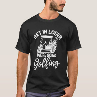 May the Course Be With You Funny Golf Trendy Golf  T-Shirt