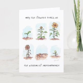May the flowers Quote Card
