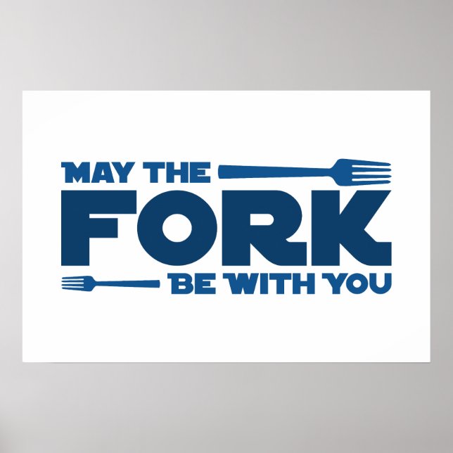 May the fork be with you poster (Front)