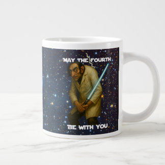 May the Fourth be with you (Math-ter)! Large Coffee Mug