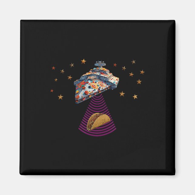 May The Fourth-cinco De Mayo Destroyer Taco Tracto Magnet (Front)